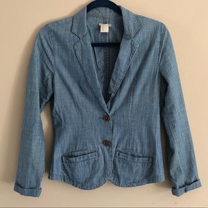 Denim blazer